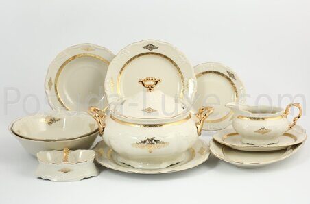 Столовый сервиз на 6 персон 28 предметов Мария Луиза IVORY